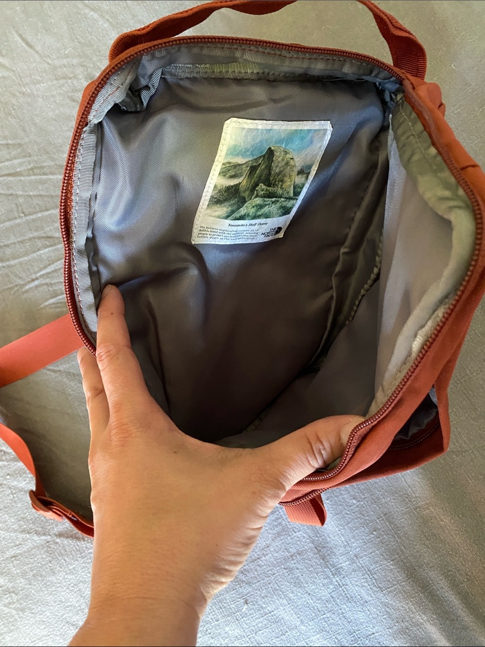 The North Face Burnt Orange Sling Belt Bag - Picture 2 of 4